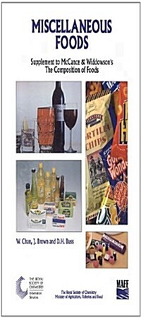 Miscellaneous Foods : Supplement to The Composition of Foods (Paperback)