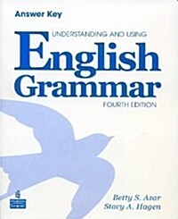 [중고] Understanding and Using English Grammar : Answer Key (Paperback, 4th Edition) (Paperback, 4 ed)