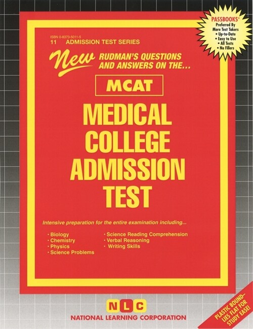Medical College Admission Test (McAt) (Spiral)