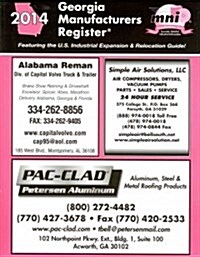 Georgia Manufacturers Register 2014 (Paperback)