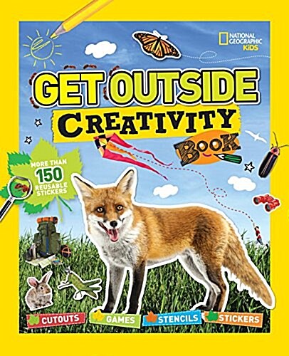 Get Outside Creativity Book: Cutouts, Games, Stencils, Stickers (Paperback)