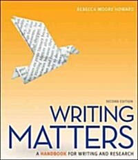 [중고] Writing Matters: A Handbook for Writing and Research (Comprehensive Edition with Exercises) (Hardcover, 2, Revised)