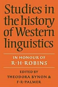 Studies in the History of Western Linguistics (Paperback)