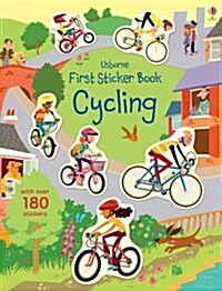 First Sticker Book Cycling (Paperback)