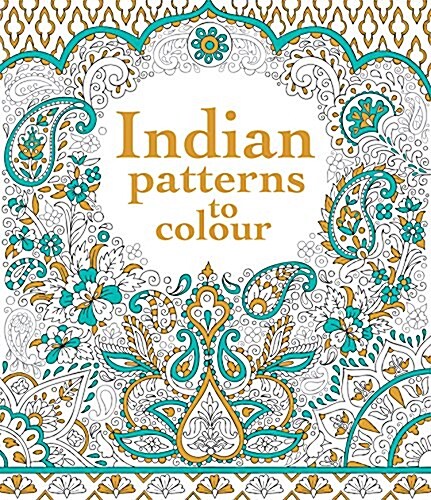 Indian Patterns to Colour (Paperback)