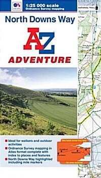 North Downs Adventure Atlas (Paperback)