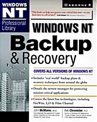 Windows Nt Backup & Recovery (Windows Nt Professional Library) (Paperback, 1st)