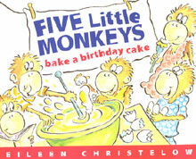 Five little Monkeys bake a birthday cake