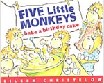Five Little Monkeys Bake a Birthday Cake (Paperback)
