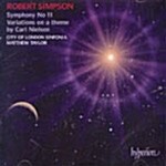 [수입] Robert Simpson - Symphony No.11 Etc / Matthew Taylor