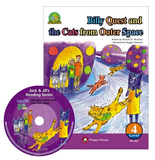 [Jack & Jill] Billy Quest and the Cats from Outer Space - 아홉번째 세트 (스토리북 1권 + 워크북&지도서 1권 + CD 1장)