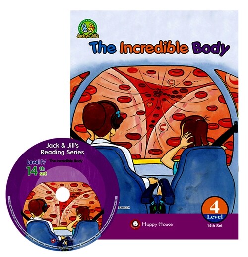 The Incredible Body - 열네번째 세트 (스토리북 1권 + 워크북&지도서 1권 + CD 1장)