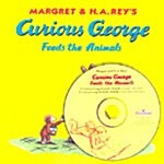 Curious George Feeds the Animals Book & CD [With CD] (Paperback)