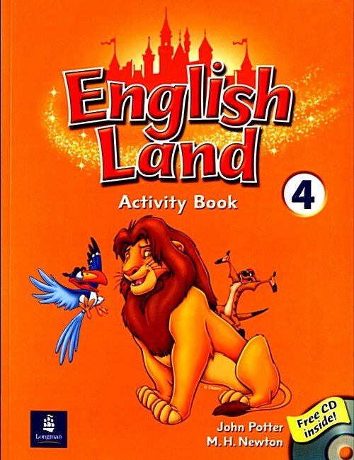 [중고] English Land 4 (Activity Book + CD 1장)
