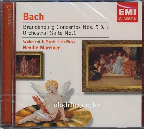 [중고] Johann Sebastian Bach - Brandenburg Concertos No.5 & 6 Etc / Neville Mariner