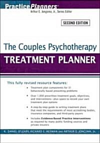 The Couples Psychotherapy Treatment Planner (Paperback, 2 Rev ed)