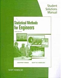 Statistical Methods for Engineers, Student Solutions Manual (Paperback, 3)