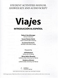 Introduccion Al Espanol Student Activities Manual/Video + Answer Key + Audio Script (Paperback, Brief)