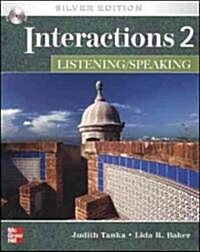 Interactions Level 2 Listening/Speaking Student Book Plus Key Code for E-Course [With Access Code] (Paperback, 5, Silver)