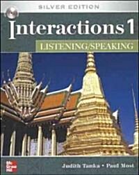 Interactions Level 1 Listening/Speaking Student Book Plus Key Code for E-Course [With CD (Audio) and Access Code] (Paperback, Silver)