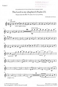 The Lord Is My Shepherd (Psalm 23) : Violin 1 Part (Sheet Music)