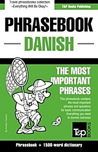 Danish Phrasebook and 1500-Word Dictionary (Paperback)