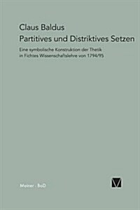 Partitives Und Distriktives Setzen (Paperback)