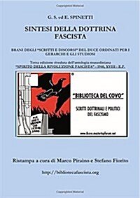 Sintesi Della Dottrina Fascista (Paperback)