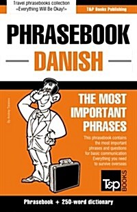 English-Danish Phrasebook and 250-Word Mini Dictionary (Paperback)