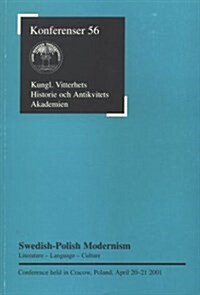 Swedish-Polish Modernism: Literature, Language & Culture (Paperback)