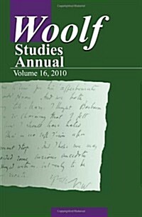 Woolf Studies Annual Volume 16 (Paperback)