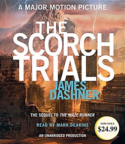 [중고] The Scorch Trials (Maze Runner, Book Two) (Audio CD)