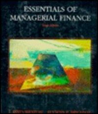 Essentials of managerial finance