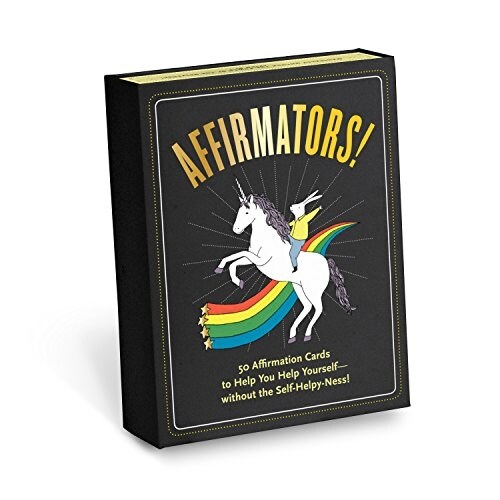 Affirmators : 50 Affirmative Cards to Help You Help Yourself - Without the Self-Helpy-Ness! (Cards)