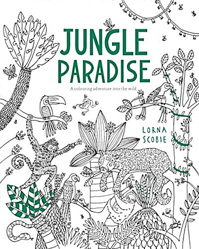 Jungle Paradise : A Coloring Escape into the Wild (Diary)