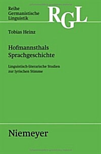 Hofmannsthals Sprachgeschichte (Paperback)