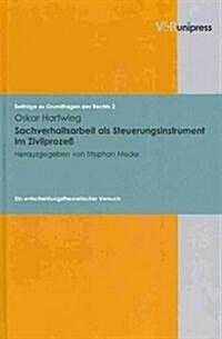 Sachverhaltsarbeit ALS Steuerungsinstrument Im Zivilprozess: Ein Entscheidungstheoretischer Versuch (Hardcover)