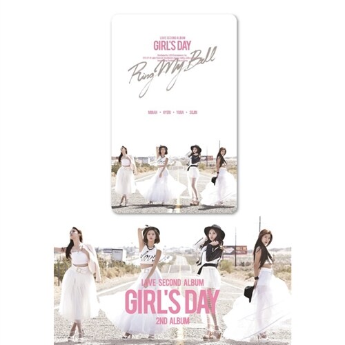 [중고] [카드 형태] 걸스데이 - 정규 2집 Girl‘s Day Love Second Album [단체 ver.][키노 SMC카드앨범]