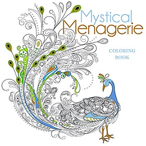 Mystical Menagerie Coloring Book (Paperback)