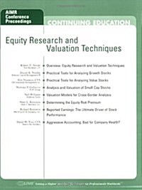 Equity Research and Valuation Techniques (Paperback)