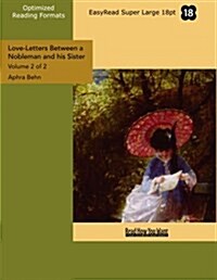 Love-letters Between a Nobleman and His Sister (Paperback)