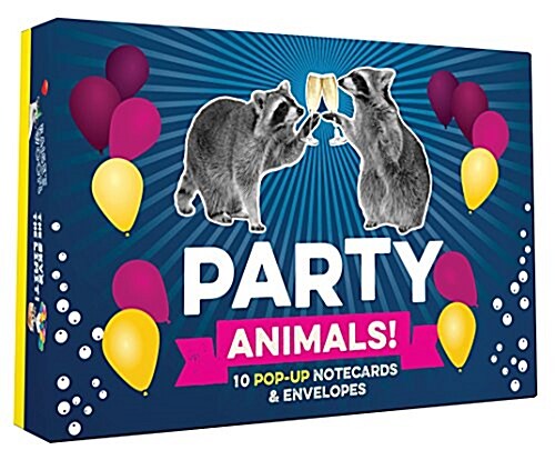 Party Animals! 10 Pop-Up Notecards & Envelopes (Other)