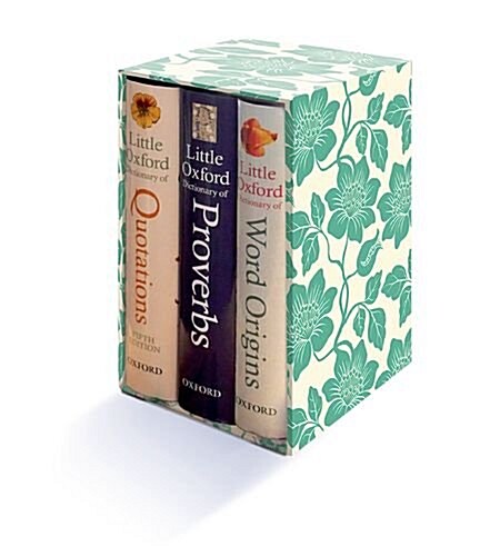[중고] Little Oxford Gift Box : Little Oxford Dictionary of Quotations, Little Oxford Dictionary of Proverbs; Little Oxford Dictionary of Word Origins (Paperback, 3 Revised edition)
