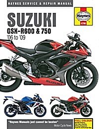 Suzuki GSX-R600 & 750 Motorcycle Repair Manual : 06-09 (Paperback)