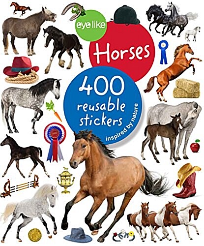 Eyelike Stickers: Horses (Paperback)