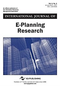 International Journal of E-Planning Research ( Vol 1 ISS 1) (Paperback)