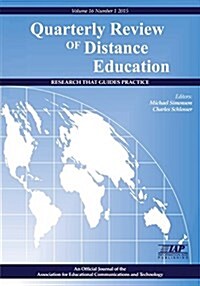 Quarterly Review of Distance Education Volume 16, Number 1, 2015 (Paperback)