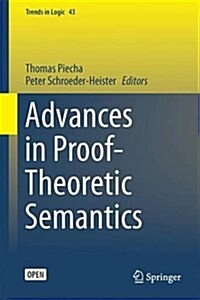 Advances in Proof-Theoretic Semantics (Hardcover, 2016)