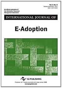 International Journal of E-Adoption (Vol. 3, No. 4) (Paperback)