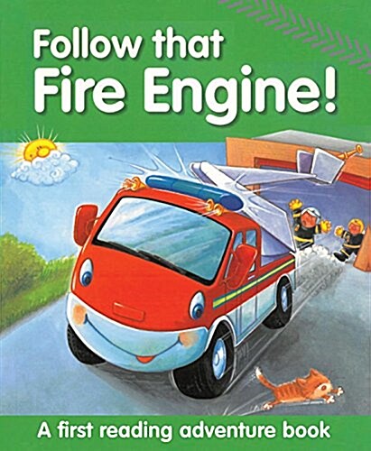 Follow That Fire Engine! : A First Reading Adventure Book (Paperback)